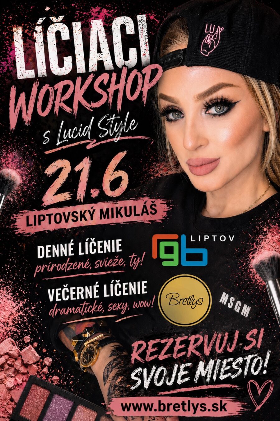 Líčiaci workshop s Lucid Style