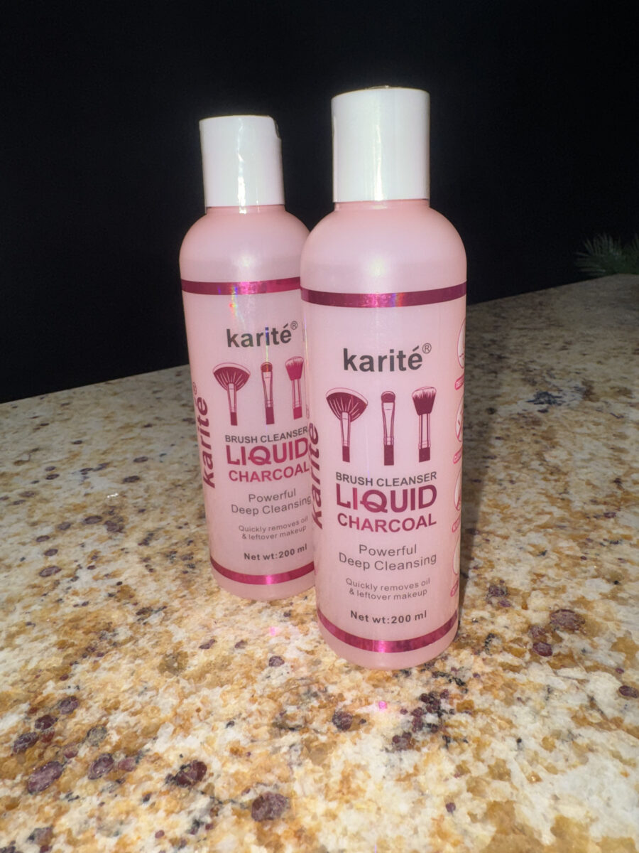 Karité Brush Cleanser Liquid Charcoal 200ml