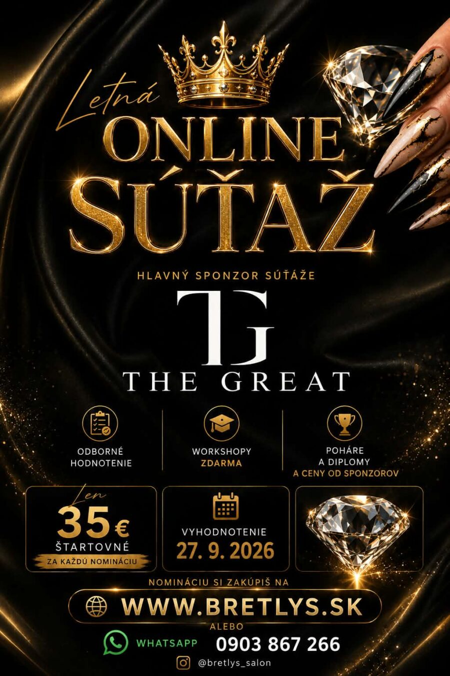 NAILS COMPETITION 2026 – Letná online súťaž