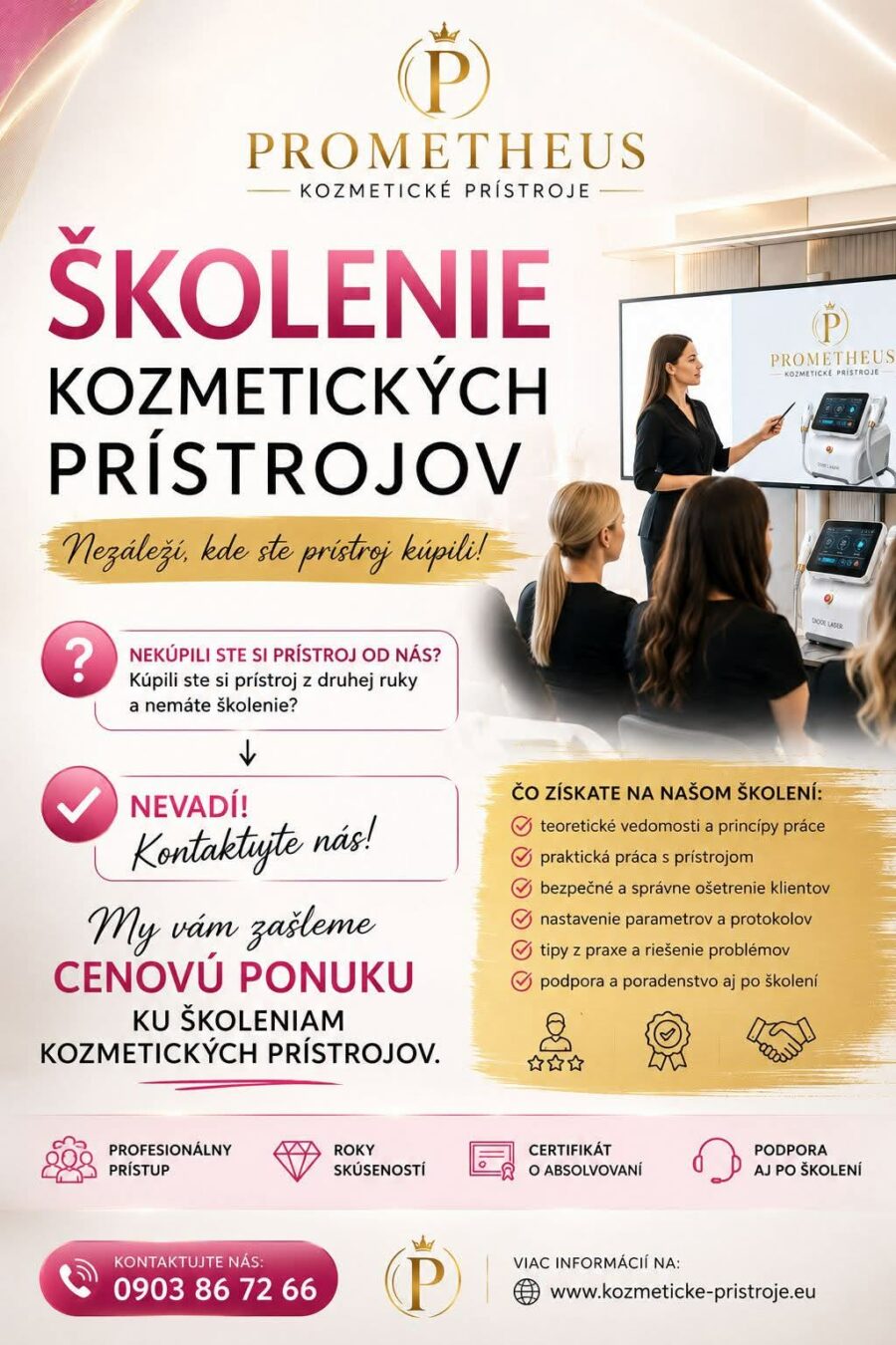 Školenie kozmetických prístrojov
